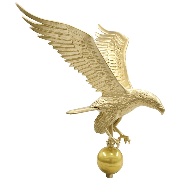 Flying Eagle Ornament 16"x18" Gold